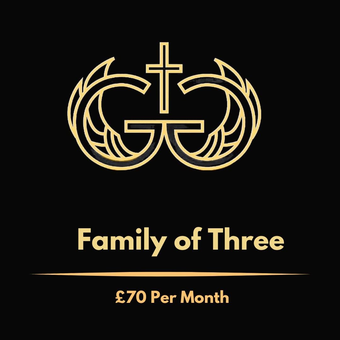 family of three membership at the house of grit and glory gym in leigh