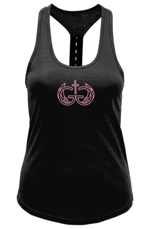 GRIT † GLORY Women's Black TriDri® Performance Strap Back Vest