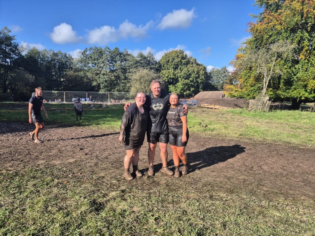 members from the best gym in leigh completing tough mudder to raise money for charity