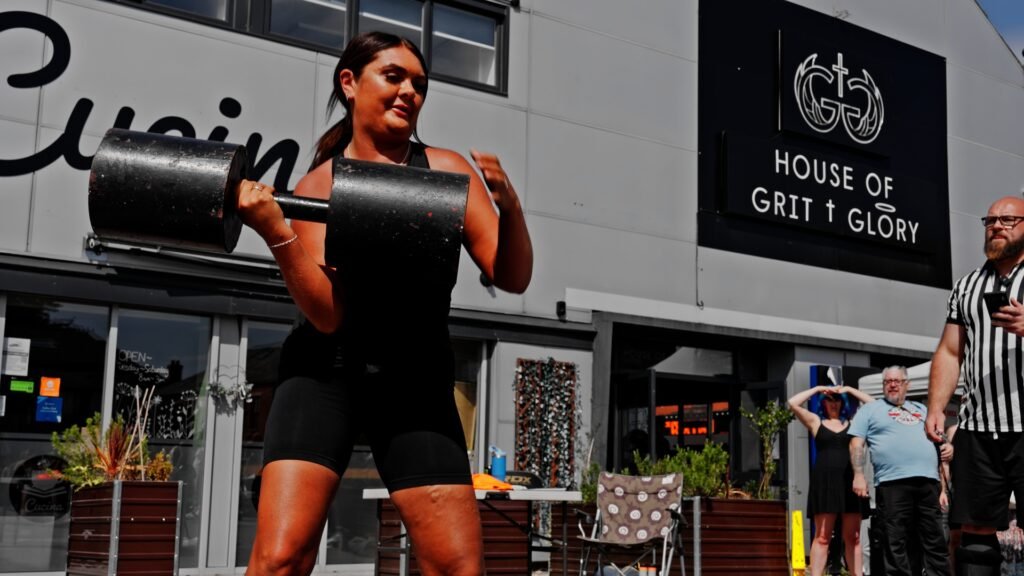 leights strongest 2025 Leanne overhead press