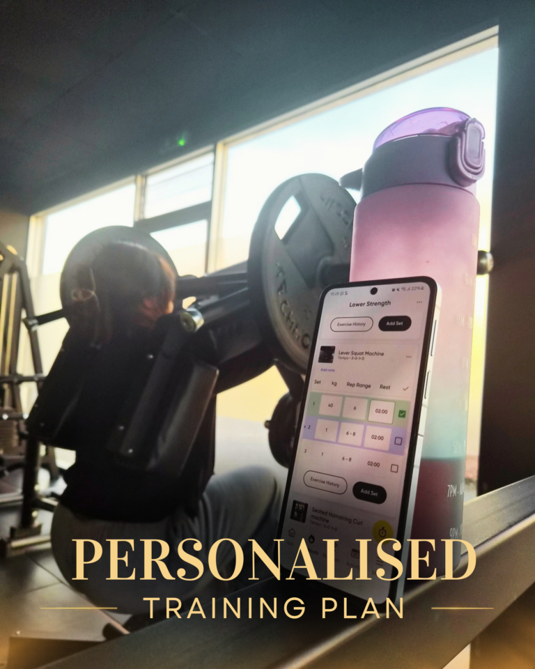 Personalised training plan in the GG Performance App for House of Grit & Glory members